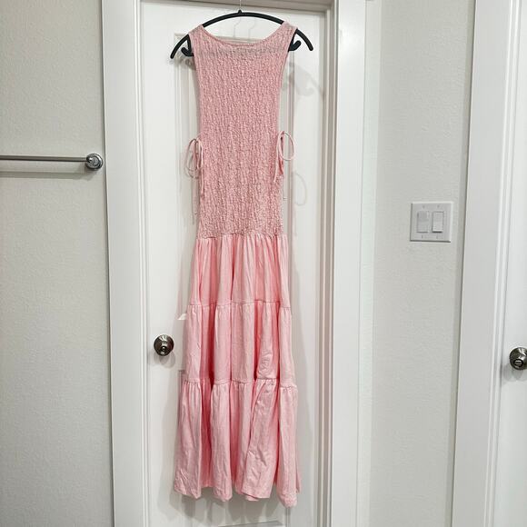 NWT Free People Free-est Sterling Maxi Dress in Pink Chalk Size Small - Picture 3 of 5